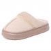 Shoes Winter Fleece Lined Thickened New Cross-Border Large Size Versatile Women's Short Boots Slip-On Cotton Slippers_vogvips.com