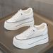 Women's Soft That Don't Tire The Feet, Platform Thick Soles For Height Increase, Spring Autumn Mesh White Sneakers,_vogvips.com