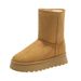 Long For Women New Hot-Selling Boots Winter Fleece-Lined Thickened Harbin Cold-Proof Snow Non-Slip Large Cotton Shoes_vogvips.com