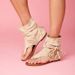 New 2025 Summer Plus Size Women's Sandals With Toe Clip, Matte Finish, European And American Style_vogvips.com