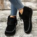 Women Ankle Boots Autumn Winter Short Boots Plus Size Tassel Lace Up For Women Western Cowboy Suede Short Tube Flat C Helsea Boots_vogvips.com