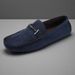 88523 Comfortable Flat Bean Anti Velvet Leather, New Style, Le Fu Shoes, One Step Lazy Casual Men's Shoes_vogvips.com