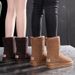 【 Full Size In Stock 】 Snow Boots, Women's Midsole, Cowhide, Warm And Non Slip, With Thick Fleece, Bread Shoes, Cotton Shoes, Versatile_vogvips.com