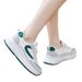 Women's Dad Sneakers Durable Comfortable Leather Autumn Breathable Thin Slim Fit Non-Slip Lightweight Running Shoes_vogvips.com