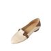 Soft Sole 2025 New Fashionable Summer And Autumn Dual Wear Single Shoes For Women, Breathable Pointed, Color Blocked,_vogvips.com