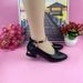 Low-heeled Single Shoes Fashionable Mother Shoes Comfortable Soft-soled Casual Women's One-word Buckle Leather Shoes_vogvips.com