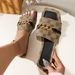 Rhinestone Chain Transparent Line With Slippers_vogvips.com