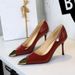 SEVEN BIG TREES Women S Elegant Pointed Toe High Heel Pumps Patent Leather Stiletto Heels For Evening Parties_vogvips.com