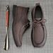 Men's Work Boots With Cushioned Insoles & Slip-Resistant Outsoles - Casual Lace-Up Leather Shoes For Business & Daily Wear (Black, Brown, Gray)_vogvips.com