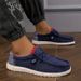 Summer Men's Casual Lightweight Breathable Canvas Loafers For Men Flat Comfortable Slip-on Shoes Man Large Size 48_vogvips.com