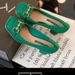 French Style Chunky Heel Single Shoes For Women 2026 New Versatile Fashion Square Toe Mary Jane High Heels Spring_vogvips.com