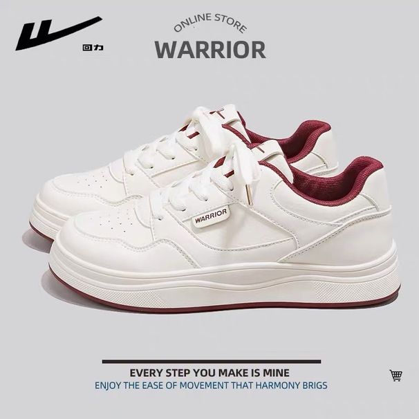 Women's Pull-Back Sneakers 2026 New Spring Versatile Lightweight White Shoes Fashionable Sports Shoes Thick-Soled Casual Shoes T_vogvips.com