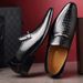2022 New Men's Casual Classic Low-Cut Emed Leather Comfortable Business Dress Shoes Man Loafers Plus Size 38-48_vogvips.com