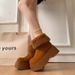 Warm Snow Boots Women's New Winter Big Head Cotton Shoes_vogvips.com