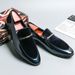Suitable For All Seasons Large For Men Size 46 Spring And Autumn New Loafers Men's Patent Leather Casual Shoes_vogvips.com