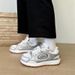 Women's Lightweight Mesh Running Shoes New Style Casual Trendy Breathable INS Street Style Sports Summer Shoes_vogvips.com