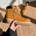 European Warm Series Frosted Top Layer Leather Thick Yellow Martin Boots Outdoor Unique Sole Casual Men's Autumn Winter Versatile Trendy_vogvips.com