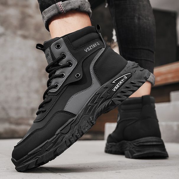 Outdoor Cross-country Mountaineering Running Shock-absorbing Hiking Shoes_vogvips.com