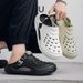 New Couple Models Hole Shoes Summer Women's Beach Lightweight Men's Baotou Waterproof Sandals Slippers Men_vogvips.com