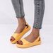 New Plus Size For Women With Flat Bottoms, Low Heels, Fish Mouth, Fashionable Thick Soled Women's Sandals_vogvips.com