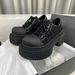 SMFK Derby Cross Pattern Wilderness Big Head Low Top Mustang Boots Thick Sole RIDER British Style Versatile Casual Shoes_vogvips.com