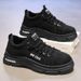 Men's Shoes Breathable Construction Site Work Labor Insurance Shoes Men's Thick-soled Non-slip Casual Dad Shoes_vogvips.com