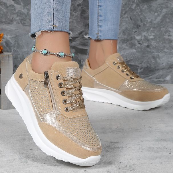 Fashionable Rhinestone Casual Sneakers For Women_vogvips.com
