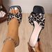 Thin-heeled Square-toed Slip-on Sandals For Women, 2026 Summer New Model, European And American Foreign Trade, Large_vogvips.com