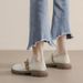 Platform Mary Jane For Women, French Style With Bowknot, Pearl Shallow Mouth, Round Toe, Chunky Heel, Soft Sole, Plus_vogvips.com