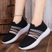 Women's Versatile Spring Style Cross-Border Large Size Slip-On Mom Breathable Mesh Fashion Casual Shoes_vogvips.com