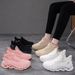 Women's Spring New Cross-border Thick-soled Comfortable Sneakers, Versatile Mesh Breathable Casual Shoes, Fashionable_vogvips.com