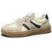 Spring Summer Men's 2025 New Genuine Leather Sneakers Rubber Non-Slip Mesh Breathable Thick Sole Casual Training Shoes_vogvips.com