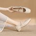 Square Toe Chunky Mary Jane 2025 Spring New Soft Leather Retro French Style Shallow Mouth Low Heel 3cm Single Shoes For_vogvips.com