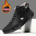 Large Size Warm Octopus Men's Shoes High Top Men's Sports And Leisure Shoes Martin Boots Cotton Shoes_vogvips.com