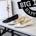 Women's Elegant Pointed Toe Bow Ballet Flats - Slip-On Low Heel Shoes For Spring, Summer & Fall - Available In Silver, Black & Beige - Sizes 35-40_vogvips.com