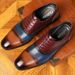 Euro Step New Leather Versatile Brogue Soft Wear-resistant Thick Sole Trendy Breathable Business Casual Men's Wedding Shoes_vogvips.com