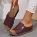 Summer Soft Platform Slippers Women 2025 Fashion Peep Toe Wedges Flip Flops Woman Light Med Heel Casual Beach Shoes_vogvips.com