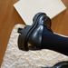 Mm6 Majira Thick Soled Le Fu 2025 Spring Black Genuine Leather Women's Derby Single Shoes One Step_vogvips.com