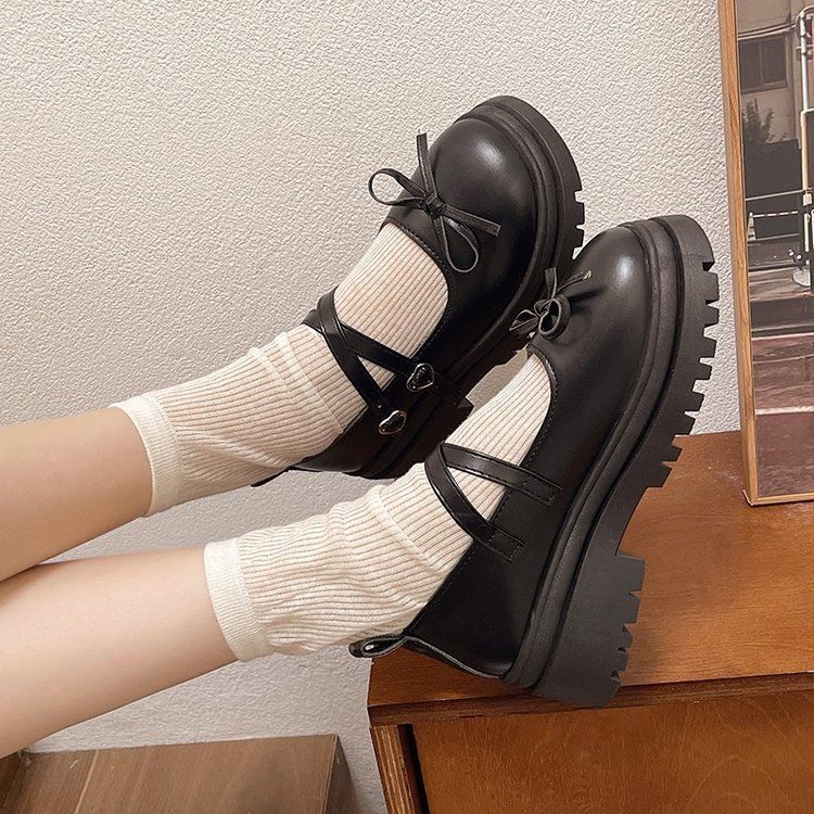 Little Leather For Women In Spring And Summer 2025 New College British Style Fashion Versatile Shallow Mouth Mary Jane_vogvips.com