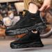 New Leather Spring Men's Shoes High-top Men's Heightening Tooling Martin Boots_vogvips.com