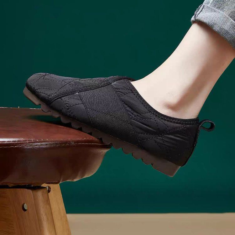 Snow boots for women, 2024 new cotton winter with added fleece thickened women's shoes, waterproof, comfortable,_vogvips.com