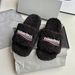 Wool Version~ Letter Strap Thick-Soled For Women, 2025 Winter New Model, Round Toe, Casual And Versatile Furry Slippers_vogvips.com