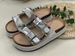 Women's Shoes Ethnic Style Double Buckle Diamond Thick Soled Slippers Large Size Rope Beach Cork Slippers_vogvips.com