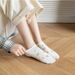 5 Pairs Of Mixed-Color Heart For Women, Spring And Summer Short No-Show Cartoon Women's Low-Cut Large Heel , Ankle_vogvips.com