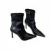 2025 Autumn Winter Short Elegant Pointed Toe Thin Patent Stretch Slim Boots For Women Commuting High Heel Side Zipper_vogvips.com