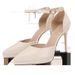 968-7 New Super High Waterproof Platform Pointed Thin Heel Lacquer Leather Hollow Back Strap Women's Single Shoes_vogvips.com