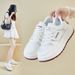 Little White Shoes Female Students Thick-soled Heightening Shoes Mesh Breathable Casual Shoes_vogvips.com