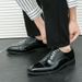 Plus Size Men's Business Leather Spring Autumn British Formal Office Groom Wedding Oxford Shoes Versatile_vogvips.com