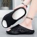 New Stylish Men Beach Slides Shoes Outdoor Comfortable Summer Male Casual Slippers Soft Non-slip Massage Sport EVA Slippers 2516_vogvips.com