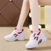 Dad Women, Trendy And Versatile, 2025 Spring New Soft Sole Leather Breathable Casual Sports Running Shoes For Women_vogvips.com